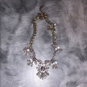 J Crew crystal statement necklace